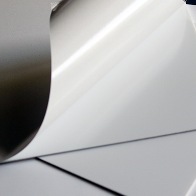 Self-adhesive polystyrene